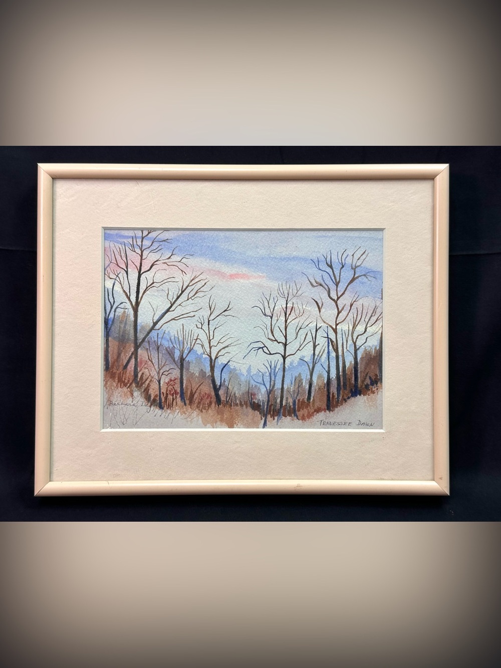 Original Watercolor Painting "Tennessee Dawn" by Barbara Day